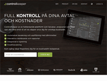Tablet Screenshot of controlkeeper.com